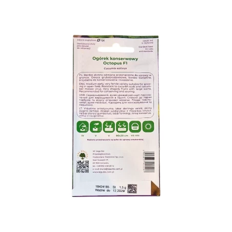 OGÓREK KONSERWOWY-OCTOPUS F1