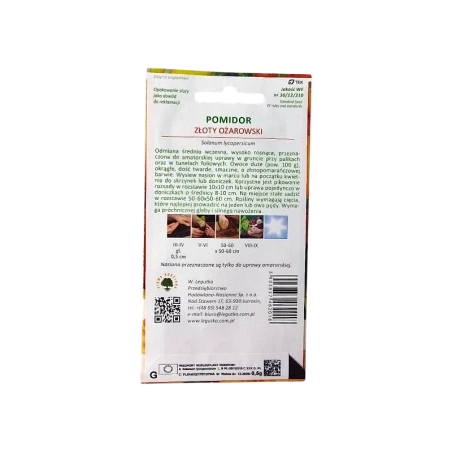 POMIDOR WYSOKI-ZŁOTY OŻAROWSKI POMIDOR WYSOKI-ZŁOTY OŻAROWSKI