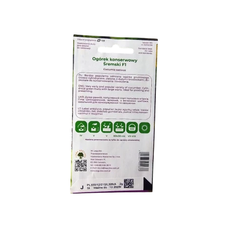 OGÓREK KONSERWOWY-ŚREMSKI F1